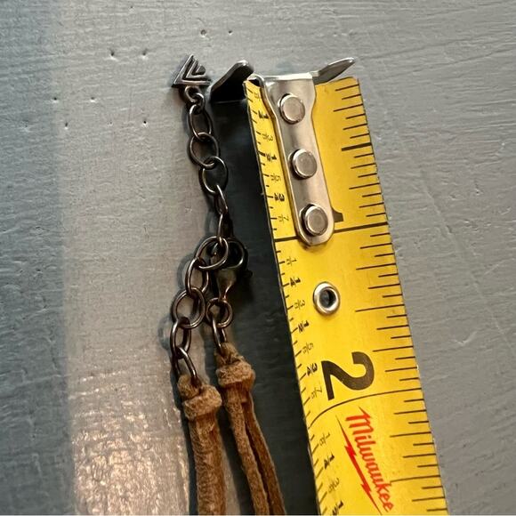 Silpada Rose Quartz Stone Bead & Leather Necklace - Picture 5 of 8